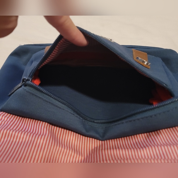 Herschel Supply Company Little America Navy Blue with Brown Trim 21L Backpack - Picture 7 of 15